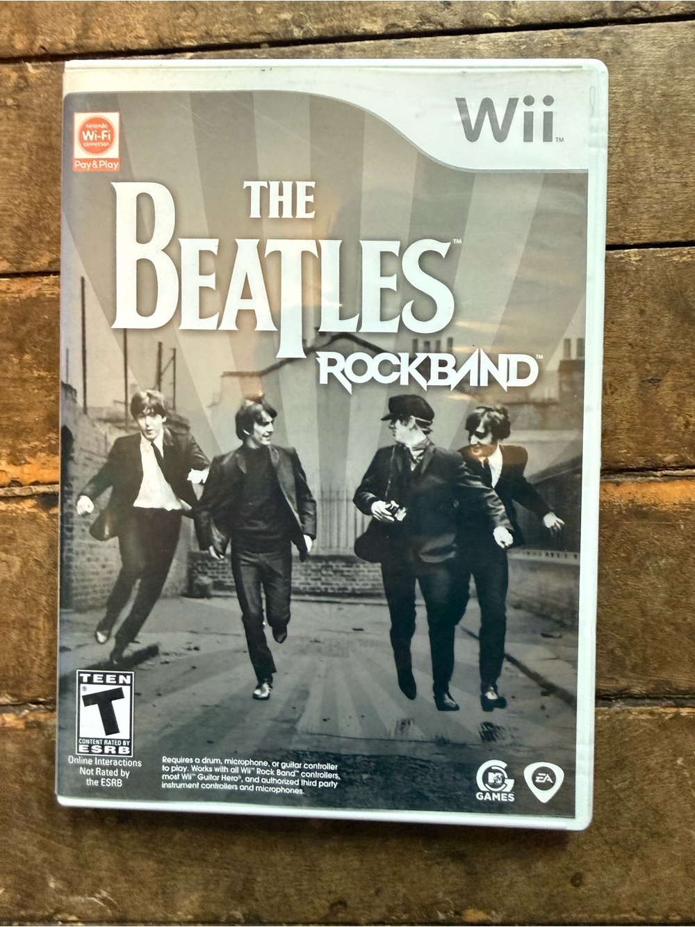 The Beatles: Rock Band Nintendo Wii, 2009 Tested Working CIB Video Game Complete